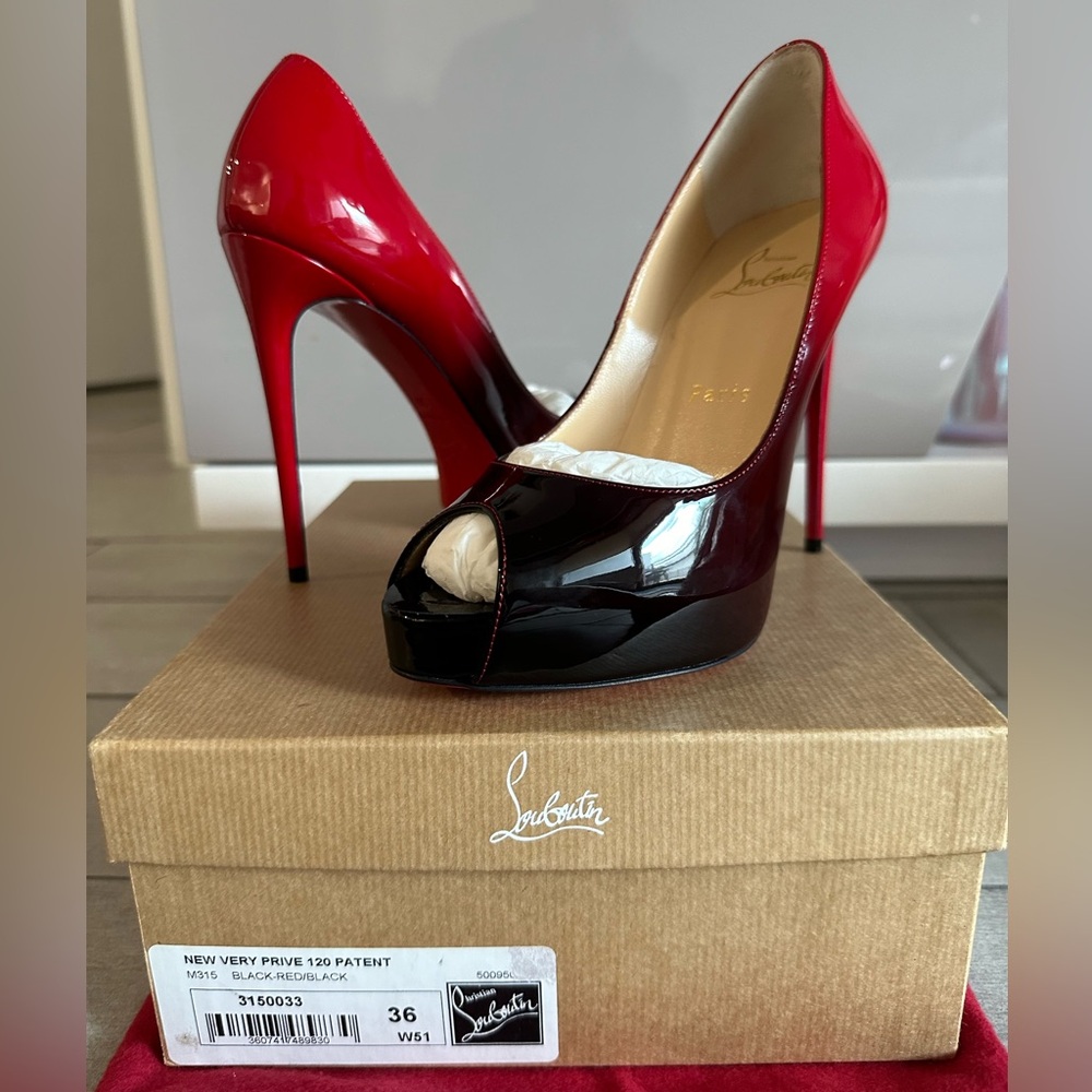Christian Louboutin Lady Peep Toe Size 6 (NEW)